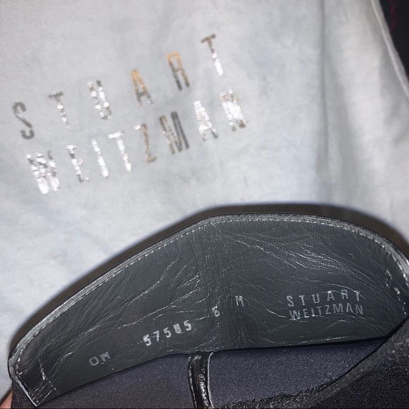 Stuart Weitzman 50/50 Napa Leather & Stretch Boot - Picture 15 of 16